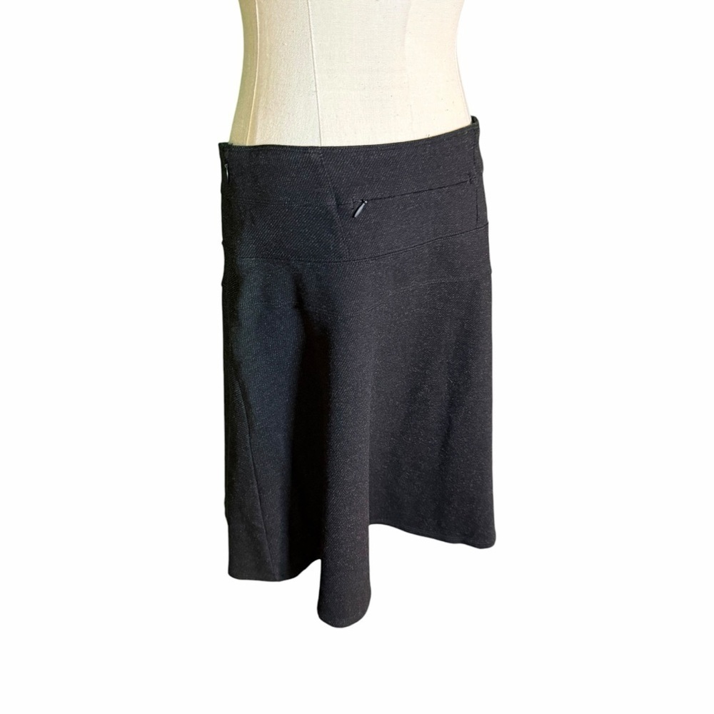 Athleta Ponte Twill A-Line Mini Skirt in Charcoal Gray Size 8 Tall - Picture 8 of 14